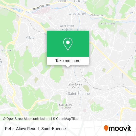 Peter Alawi Resort map