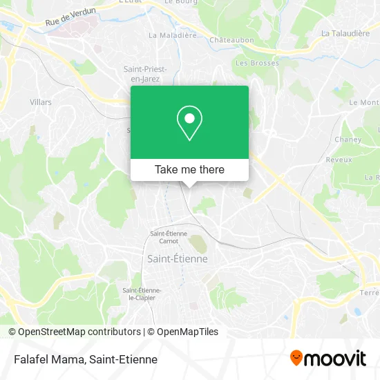 Falafel Mama map