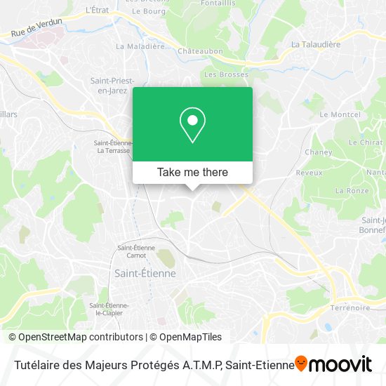 Tutélaire des Majeurs Protégés A.T.M.P map