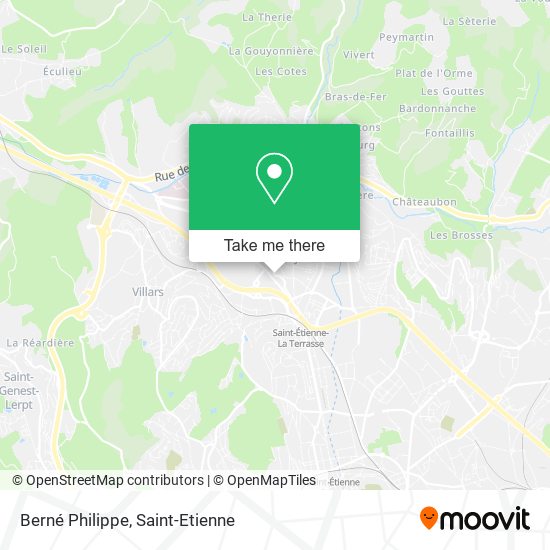Berné Philippe map