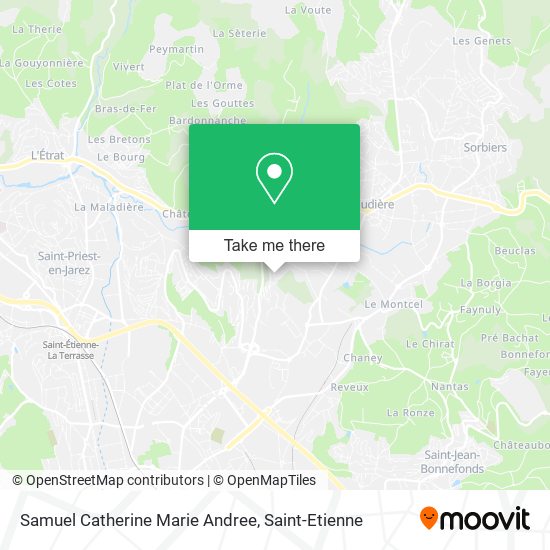 Samuel Catherine Marie Andree map