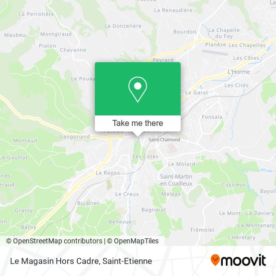 Le Magasin Hors Cadre map