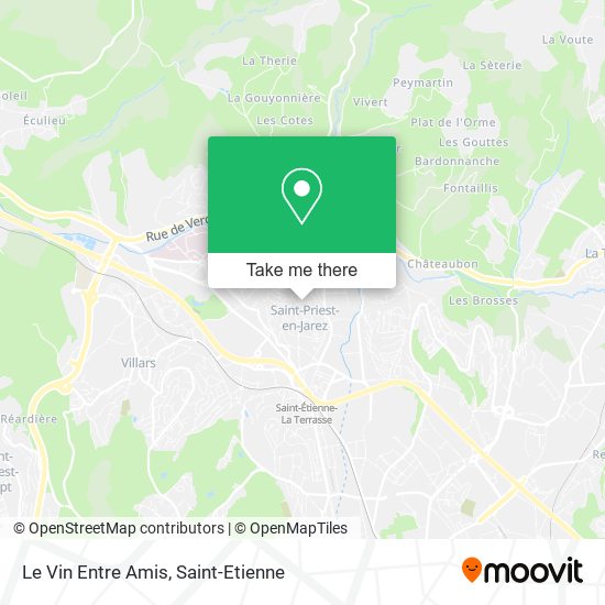 Le Vin Entre Amis map