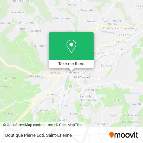 Boutique Pierre Loti map