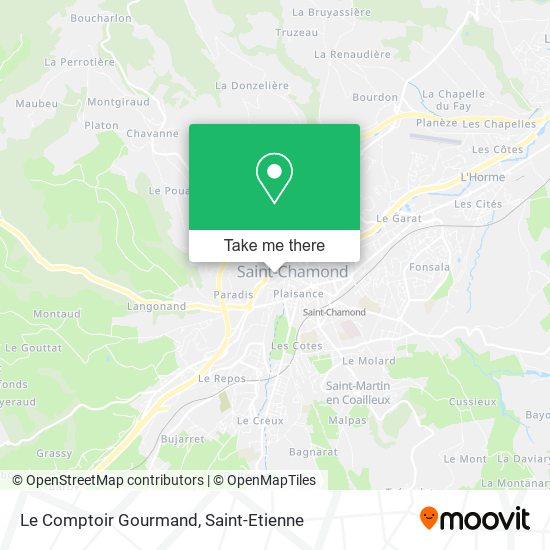 Le Comptoir Gourmand map