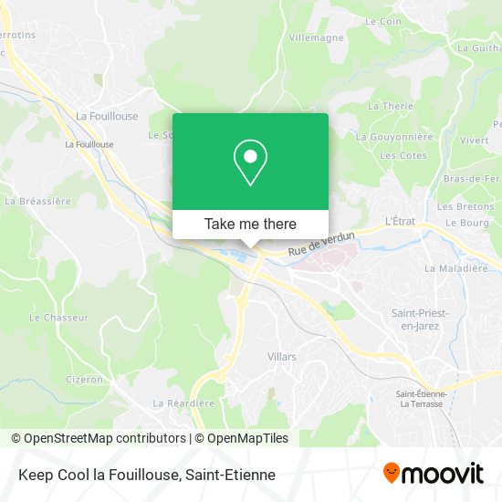 Keep Cool la Fouillouse map