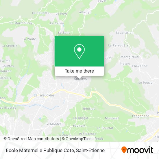 École Maternelle Publique Cote map