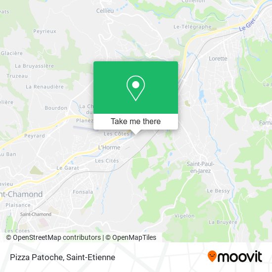 Pizza Patoche map