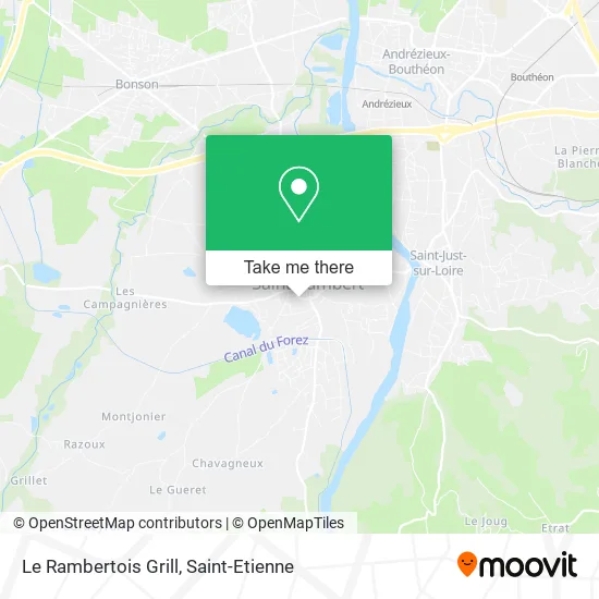 Le Rambertois Grill map