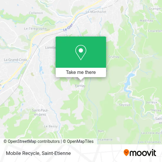 Mobile Recycle map