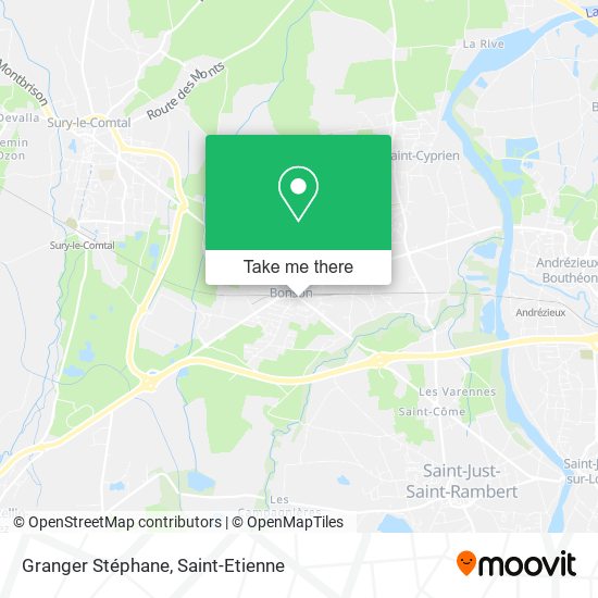 Granger Stéphane map