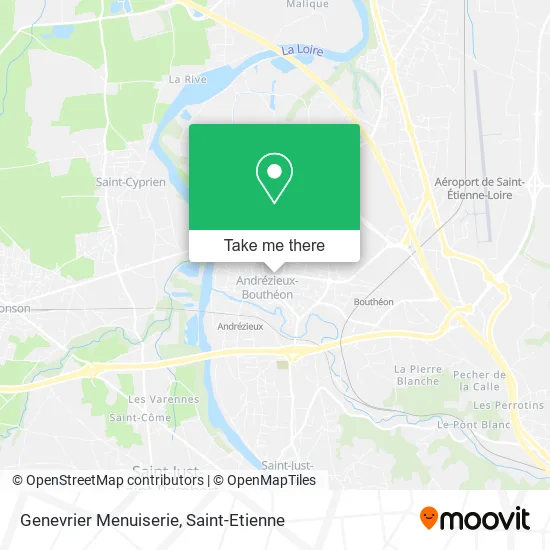 Genevrier Menuiserie map