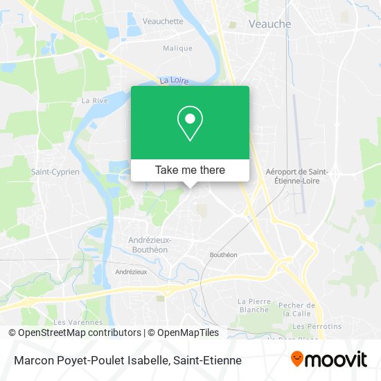 Marcon Poyet-Poulet Isabelle map