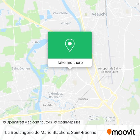 La Boulangerie de Marie Blachère map