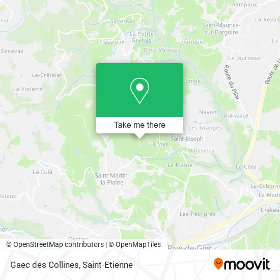 Gaec des Collines map