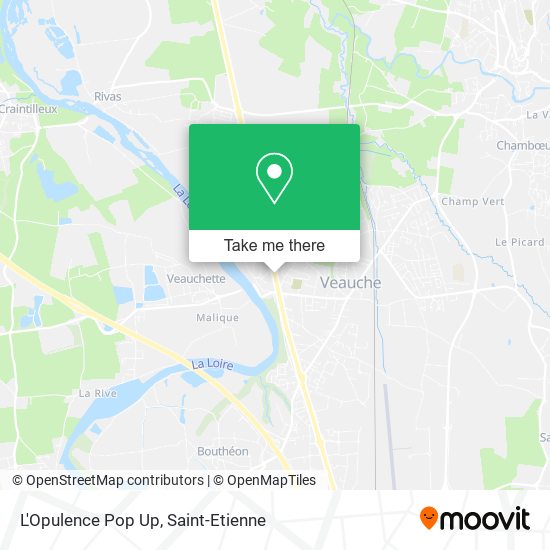 L'Opulence Pop Up map
