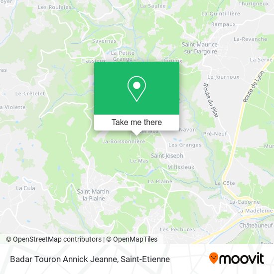 Badar Touron Annick Jeanne map