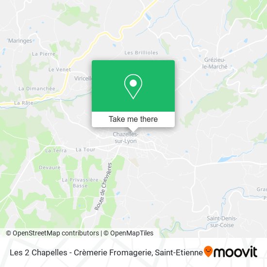 Les 2 Chapelles - Crèmerie Fromagerie map