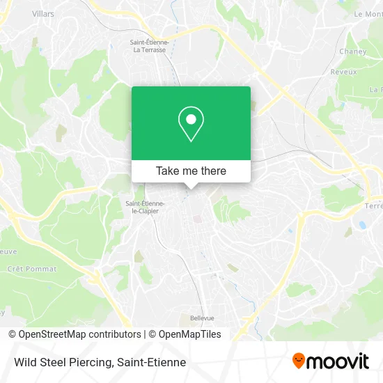 Wild Steel Piercing map