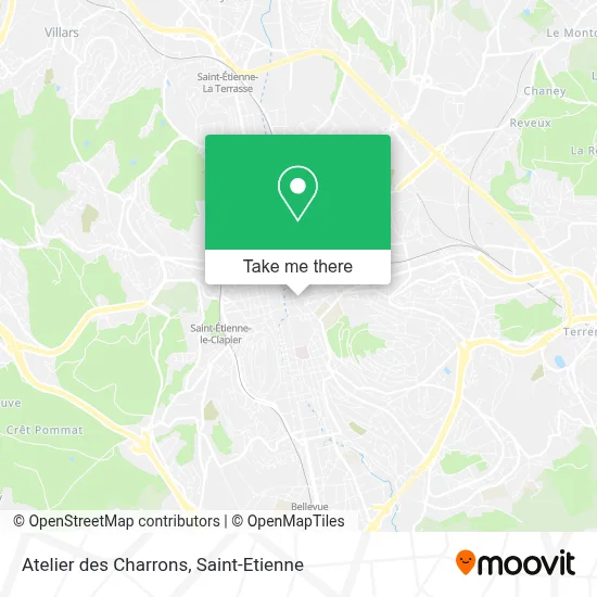 Atelier des Charrons map