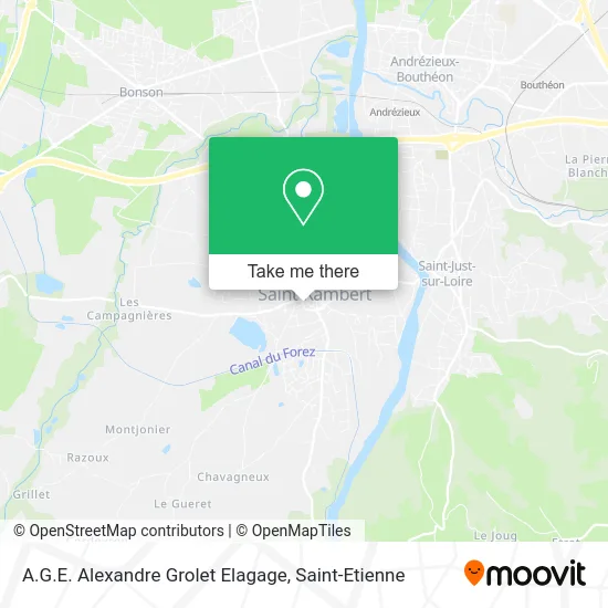 A.G.E. Alexandre Grolet Elagage map