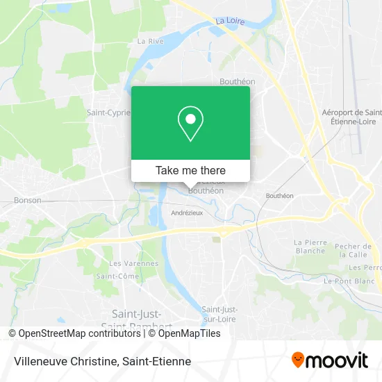 Villeneuve Christine map
