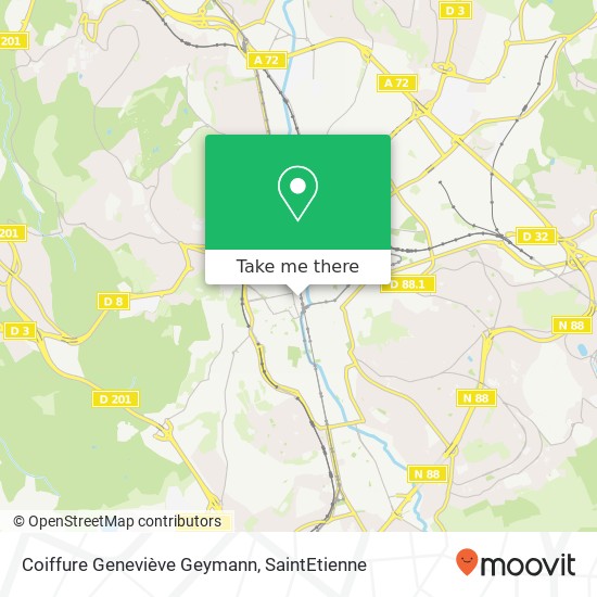 Mapa Coiffure Geneviève Geymann