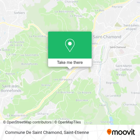Commune De Saint Chamond map