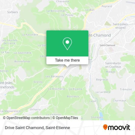 Drive Saint Chamond map