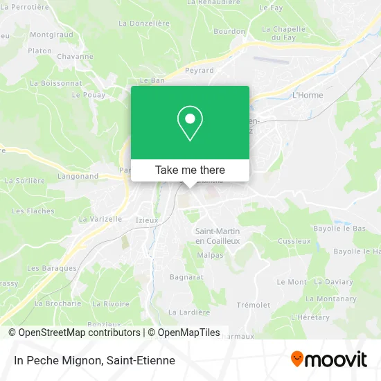 In Peche Mignon map
