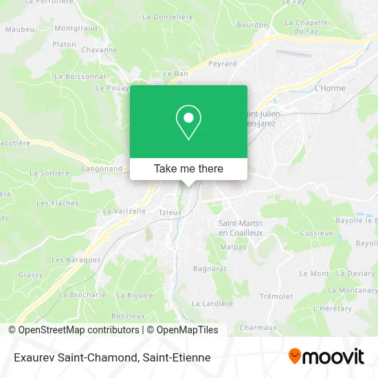 Exaurev Saint-Chamond map