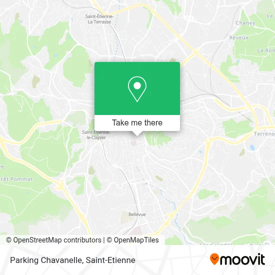 Parking Chavanelle map