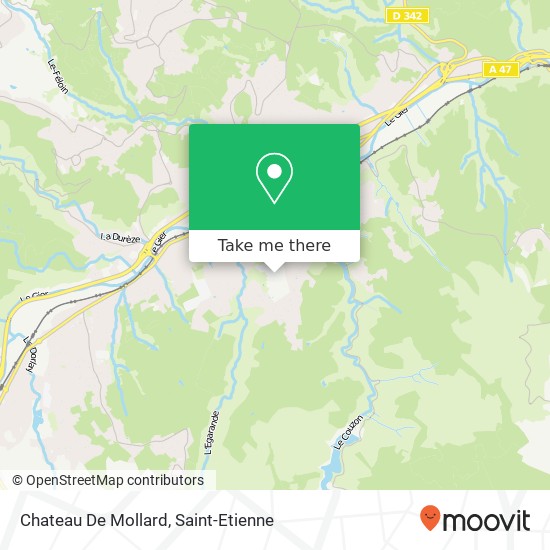 Chateau De Mollard map