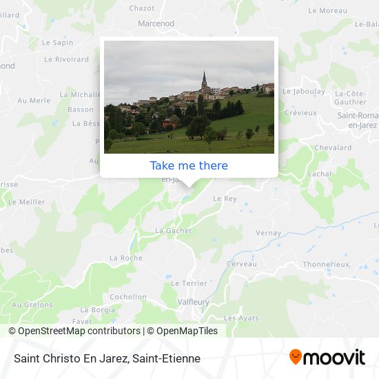 Mapa Saint Christo En Jarez