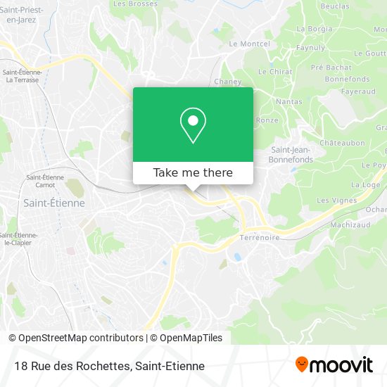 Mapa 18 Rue des Rochettes