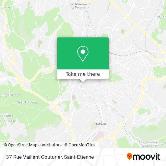 37 Rue Vaillant Couturier map