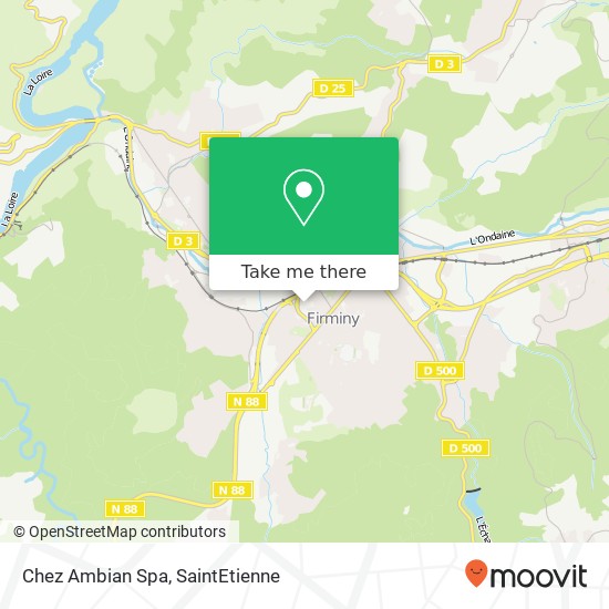 Chez Ambian Spa map