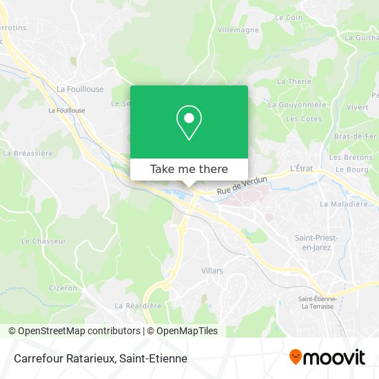 Carrefour Ratarieux map