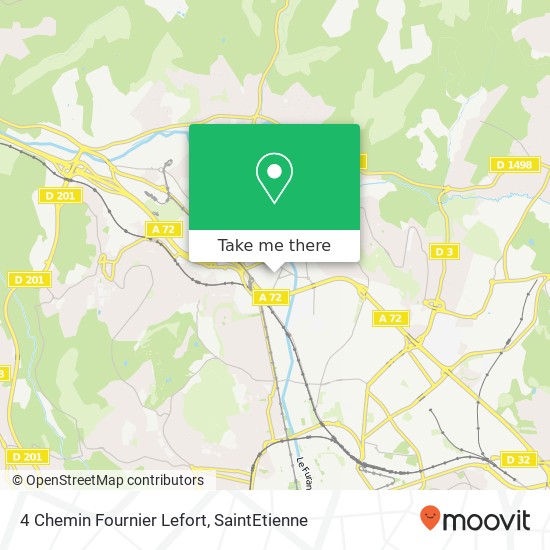 4 Chemin Fournier Lefort map