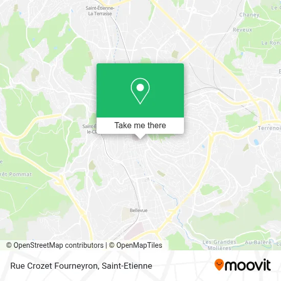 Rue Crozet Fourneyron map