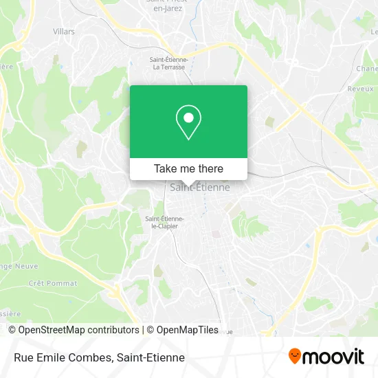 Rue Emile Combes map