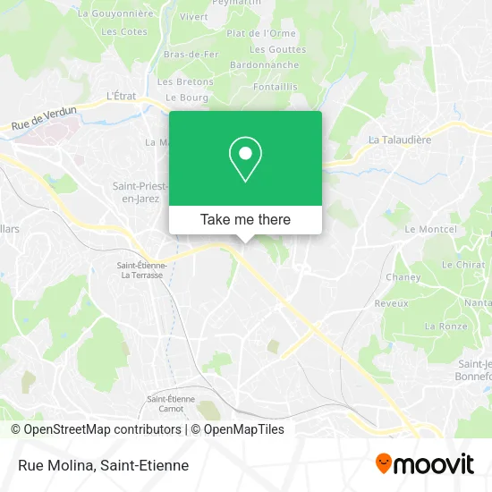 Rue Molina map