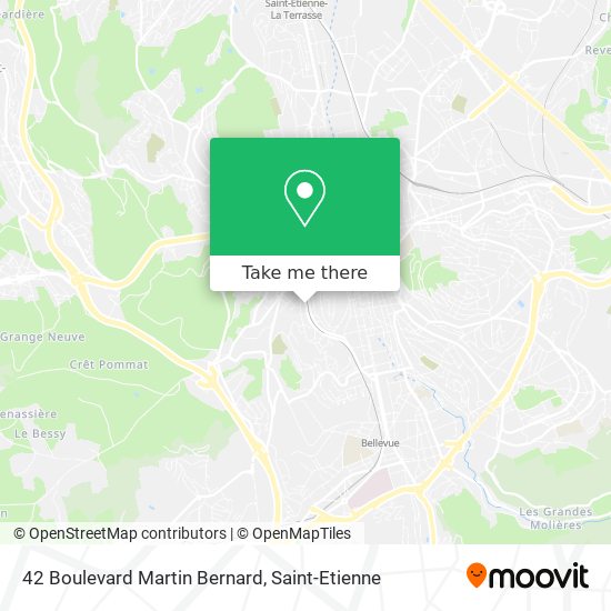 42 Boulevard Martin Bernard map