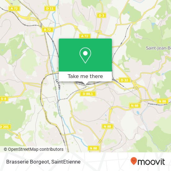 Brasserie Borgeot, Place Général de Lafayette 42000 Saint-Étienne map