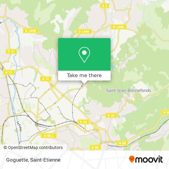 Goguette map