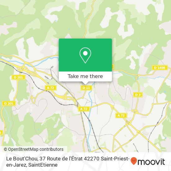 Le Bout'Chou, 37 Route de l'Étrat 42270 Saint-Priest-en-Jarez map