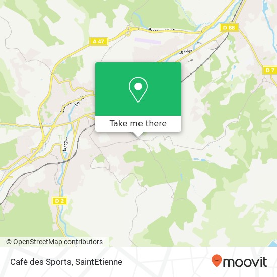 Café des Sports map