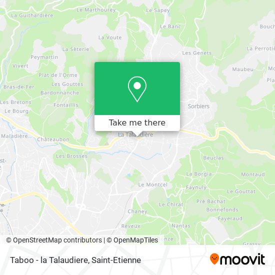 Taboo - la Talaudiere map