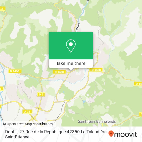 Mapa Dophil, 27 Rue de la République 42350 La Talaudière