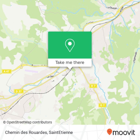 Chemin des Rouardes map